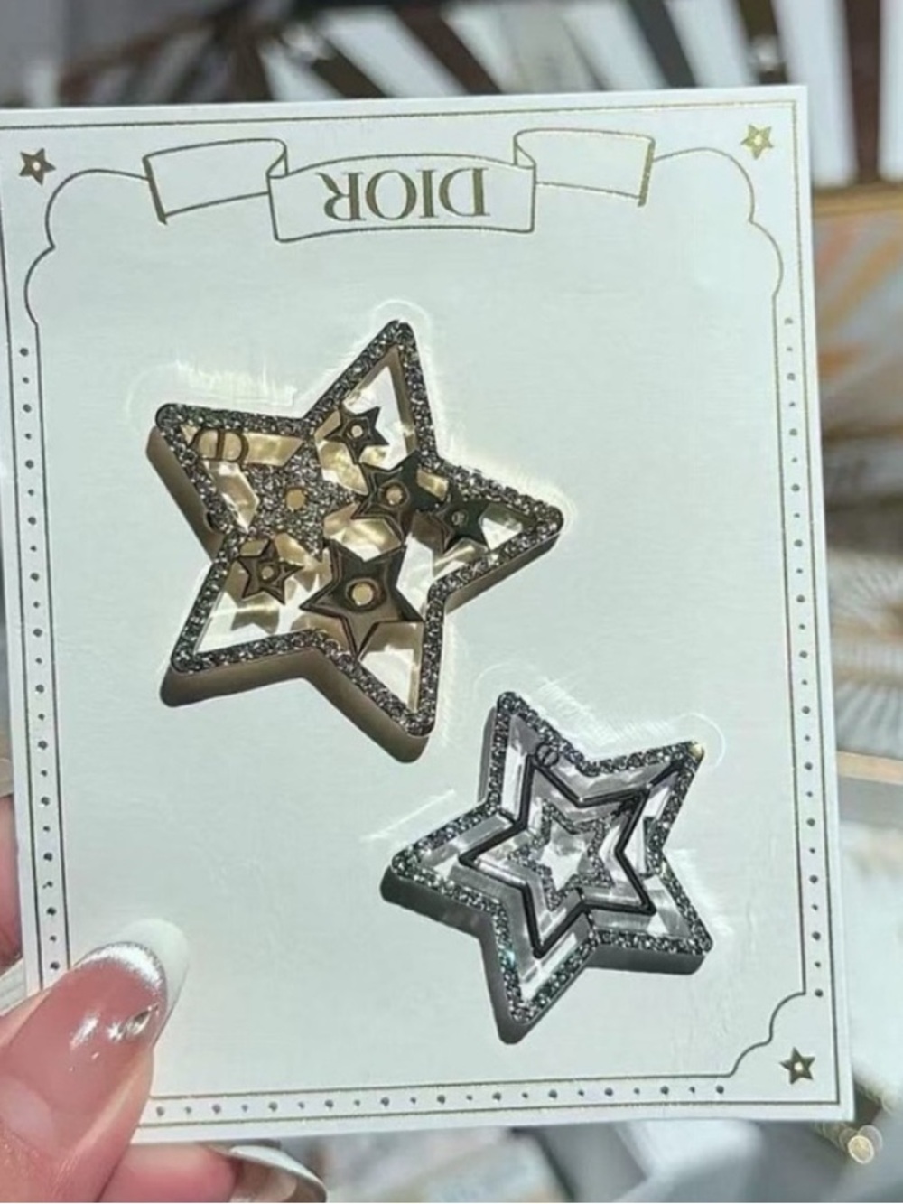 Dior beauty gift clips set